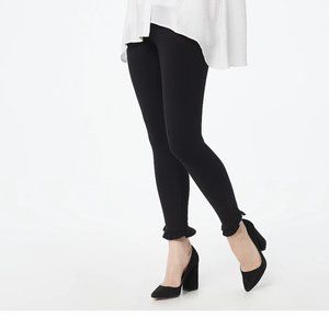 OBO Sending to ThredUp soon 3X LOGO Lori Goldstein Knit Pull On Leggings Plus